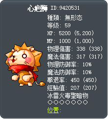 心疤狮 Tooltip
