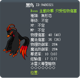 Black Bird Tooltip