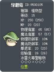 绿蘑菇 Tooltip