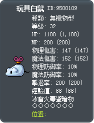 玩具白鼠 Tooltip