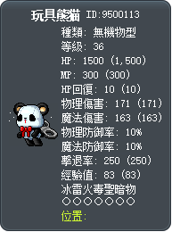 玩具熊猫 Tooltip