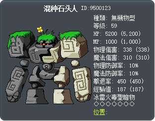 混种石头人 Tooltip