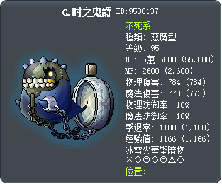 G.时之鬼爵 Tooltip
