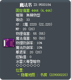 魔法书 Tooltip
