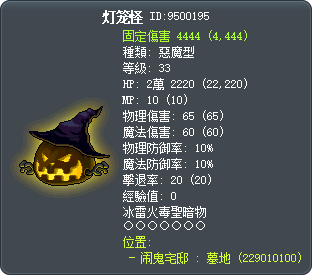 灯笼怪 Tooltip