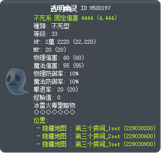 幽靈 Tooltip