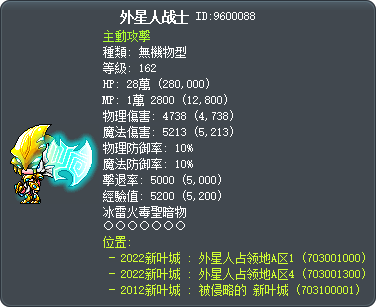 外星人战士 Tooltip