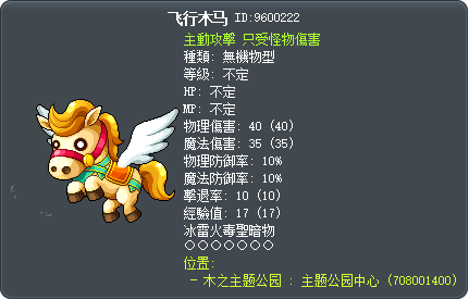 飞行木马 Tooltip