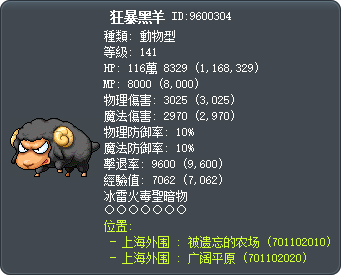 狂暴黑羊 Tooltip