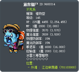 旅客僵尸 Tooltip