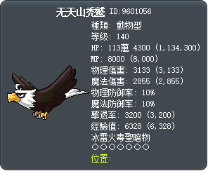 Wu Tien Eagle Tooltip