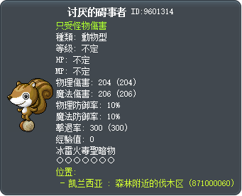 讨厌的碍事者 Tooltip