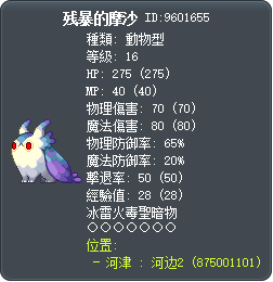 残暴的摩沙 Tooltip