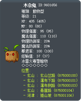 木杂鬼 Tooltip