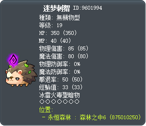 Illusionary Hedgehog Tooltip