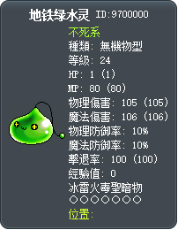 Subway Slime Tooltip