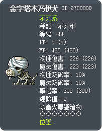 金字塔木乃伊犬 Tooltip