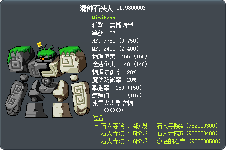 混种石头人 Tooltip