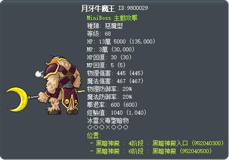 月牙牛魔王 Tooltip