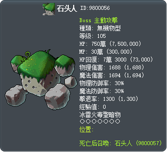 石头人 Tooltip