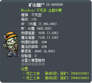 矿山僵尸 Tooltip
