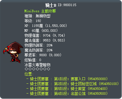 骑士B Tooltip