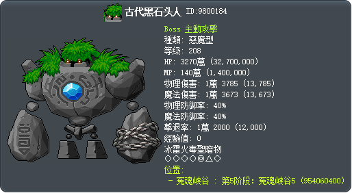 古代黑石头人 Tooltip