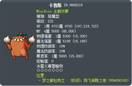卡鲁斯 Tooltip