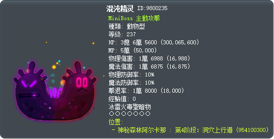 混沌精灵 Tooltip