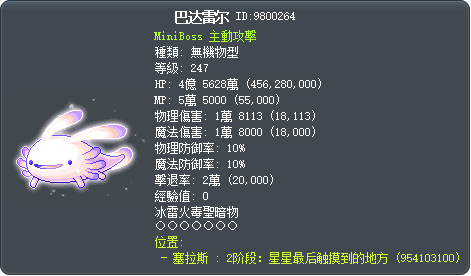 巴达雷尔 Tooltip