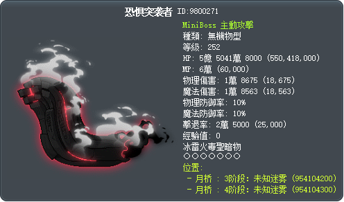 恐惧突袭者 Tooltip