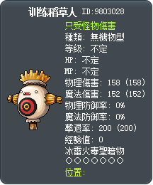 训练稻草人 Tooltip