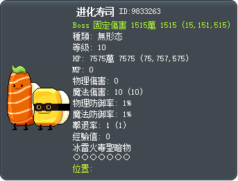 进化寿司 Tooltip