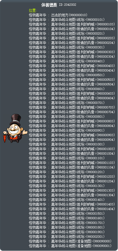 休彼德蔓 Tooltip