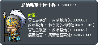 希纳斯骑士团士兵 Tooltip