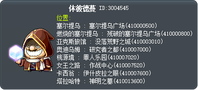 休彼德蔓 Tooltip