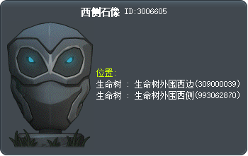 西侧石像 Tooltip