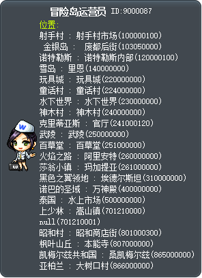 楓之谷管理者 Tooltip