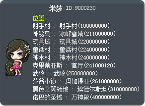 彌莎 Tooltip
