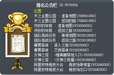 排名公告栏 Tooltip