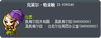 克萊兒特雷敏 Tooltip