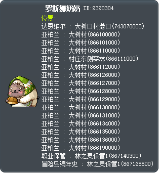 罗斯娜奶奶 Tooltip