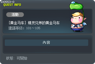 [黄金马车] 精灵兄弟的黄金马车 Tooltip