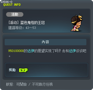 [活动] 蓝色鬼怪的王冠 Tooltip