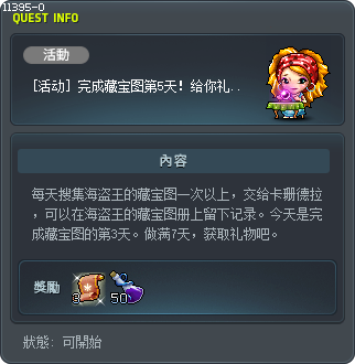 Treasure Map Hunt Day 5 Tooltip