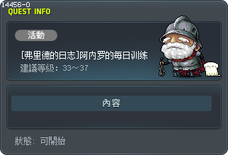[Freud's Journal] Arnello's Daily Training Tooltip