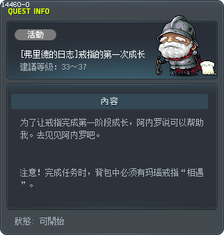 [弗里德的日志]戒指的第一次成长 Tooltip