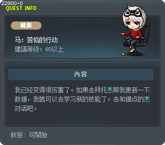 马：苦恼的行动 Tooltip