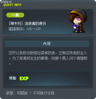 [神木村] 流浪者的身份 Tooltip