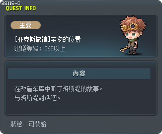 [Hotel Arcus] The Treasure's Location Tooltip